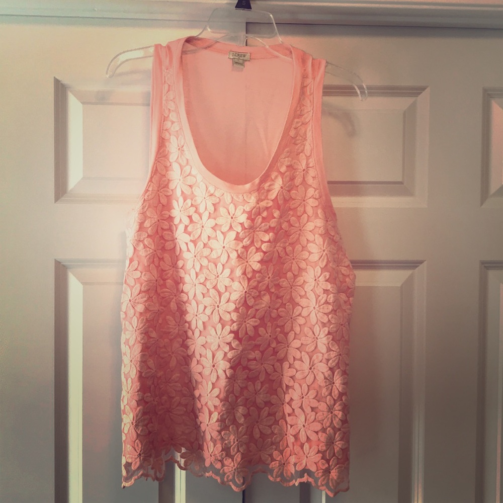 J Crew Coral Tank
